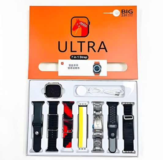 7-in-1 Waterproof Ultra Smart Watch